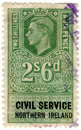 (10) 2/6d Green & Black (1950)