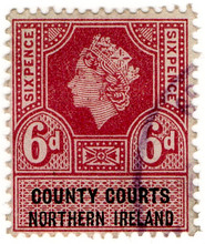 (24) 6d Claret & Black (1959)