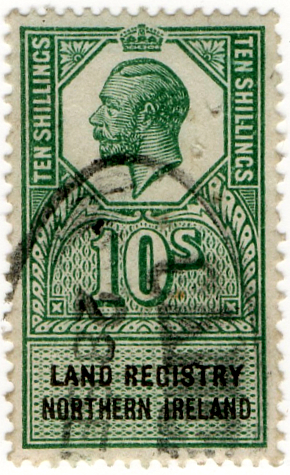 (07) 10/- Green & Black (1921)