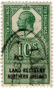 (07) 10/- Green & Black (1921)