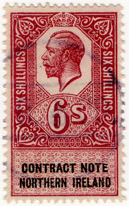 (09) 6/- Purple & Black (1921)