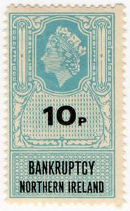 (32) 10p Blue & Black (1971)