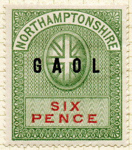 (un) 6d Green & Carmine (1882)