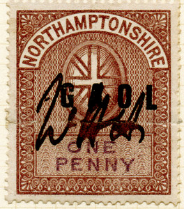 (un) 1d Brown & Violet (1882)