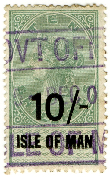 (24) 10/- Green & Black (1895)