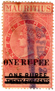 (63) 1R Overprint (1885)