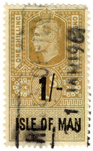 (55) 1/- Gold & Black (un)