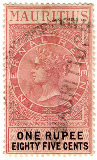 (39) 1R 85c Red & Black (1879)
