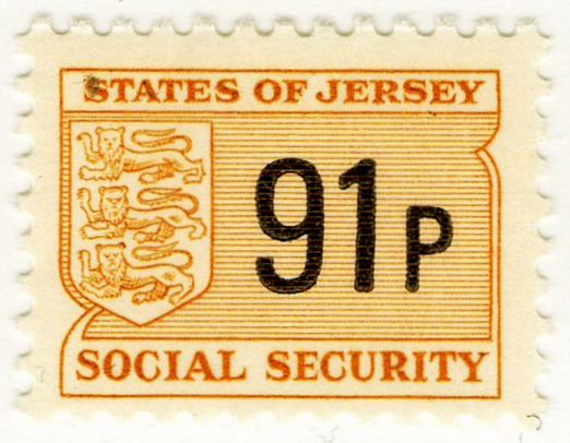 (142) 91p Yellow-Orange & Black (1973)