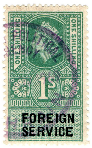 (19) 1/- Green & Blue (1959)