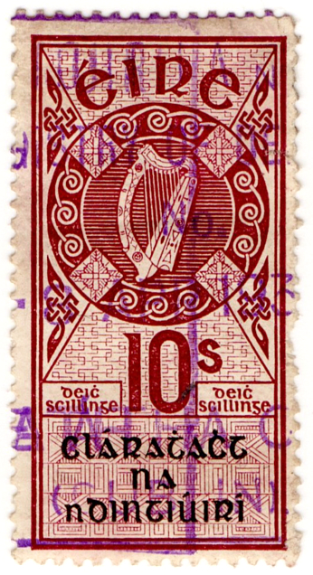 (92) 10/- Purple & Black (1943)