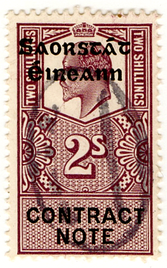 (29) 2/- Purple & Black  (1922)