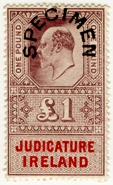 (61) £1 Dark Lilac-Brown & Red (1902)