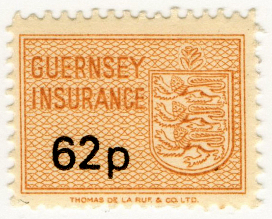 (105) 62p Pale Orange & Black (1971)