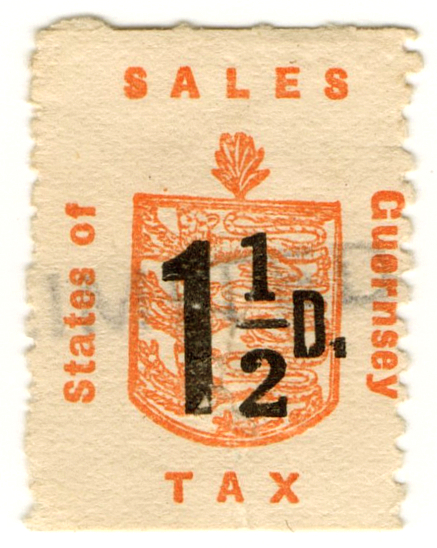 (45) 1½d Orange & Black (1940)