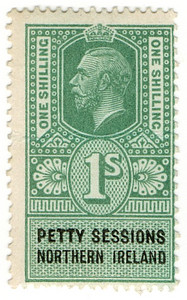 (05) 1/- Green & Black (1921)