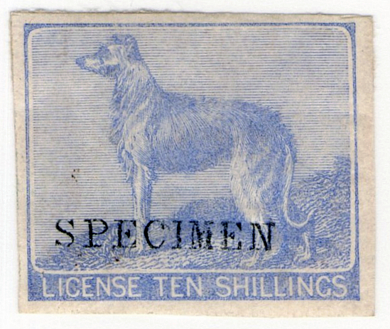 (02) 10/- Blue (1865)