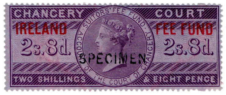 (18) 2/8d Lilac (1867)