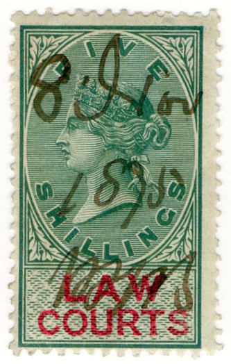 (05) 5/- Green & Carmine (1873)