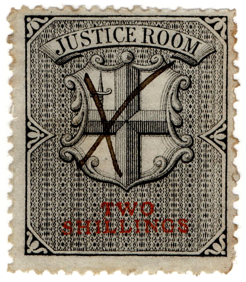 (04) 2/- Black & Scarlet (1871)