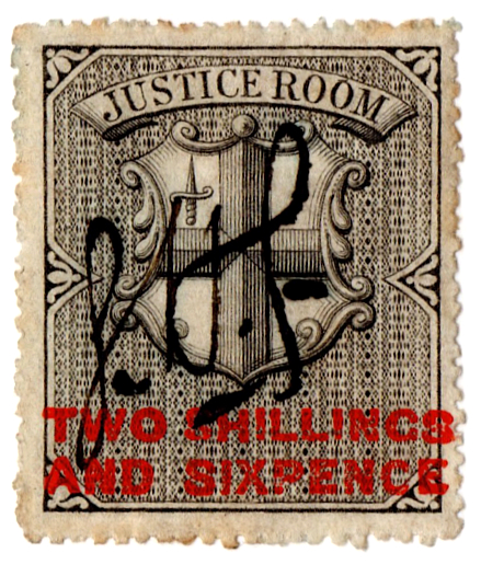 (05) 2/6d Black & Red (1871)