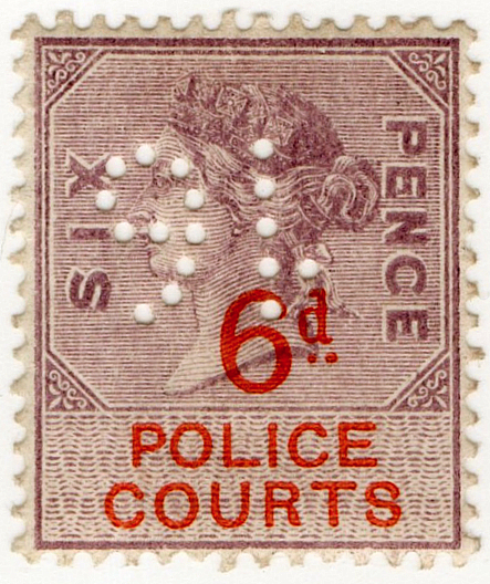 (12) 6d Lilac & Vermillion (1895)