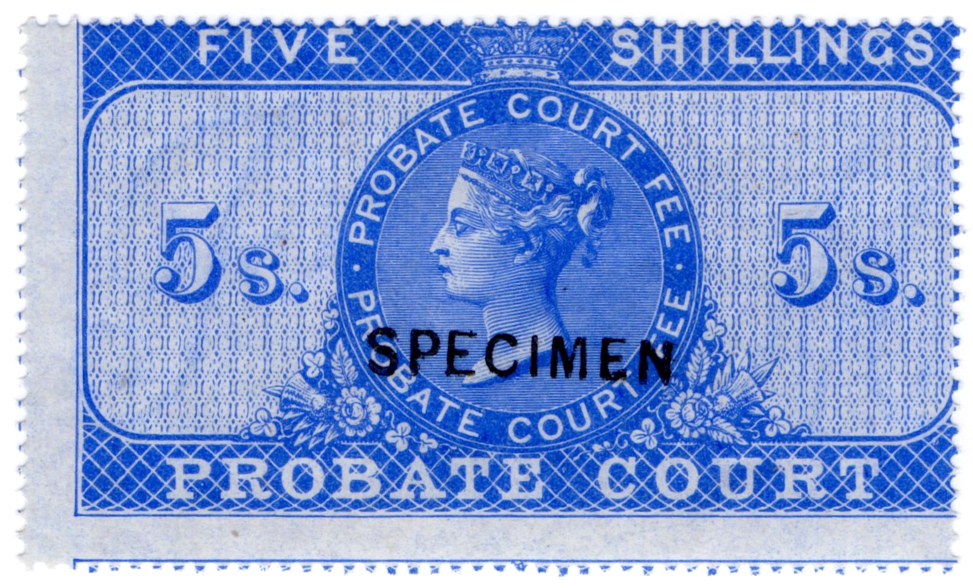 (19) 5/- Ultramarine (1860)
