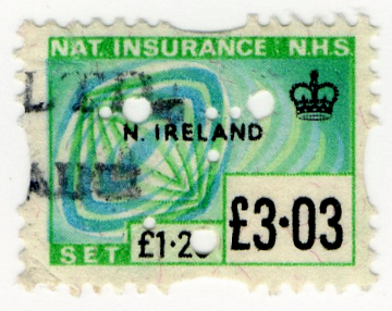 (01) £3.03 Green & Blue (1972)