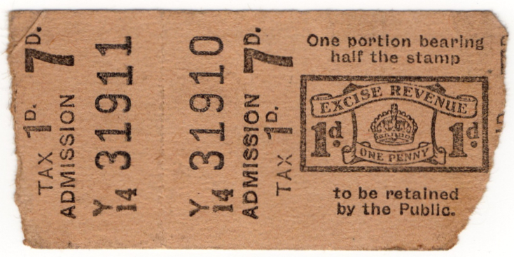 1d Duty on 7d Ticket