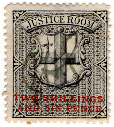 (05) 2/6d Black & Red (1871)