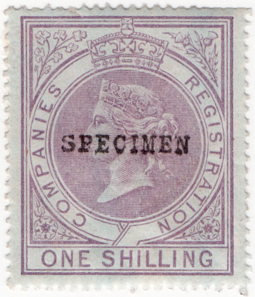 (13) 1/- Lilac ( 1881)
