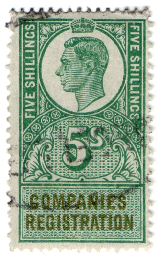 (32) 5/- Green & Green (1947)