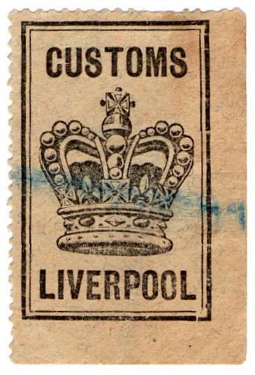 Customs Label - Liverpool