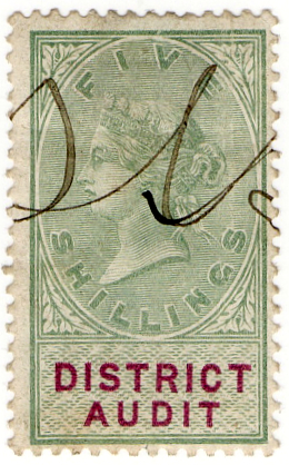 (01) 5/- Green & Violet (1879)