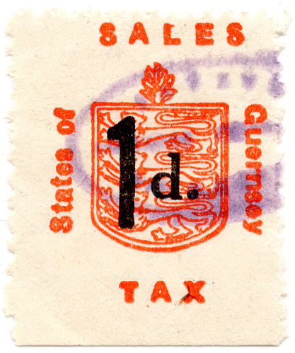 (44) 1d Orange & Black (1940)