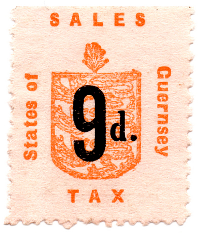 (53) 9d Orange & Black (1940)