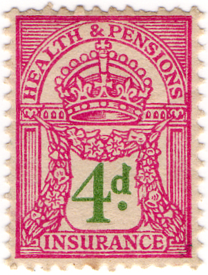 (40) 4d Magenta & Emerald (1925)