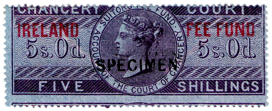 (22) 5/- Lilac (1867)