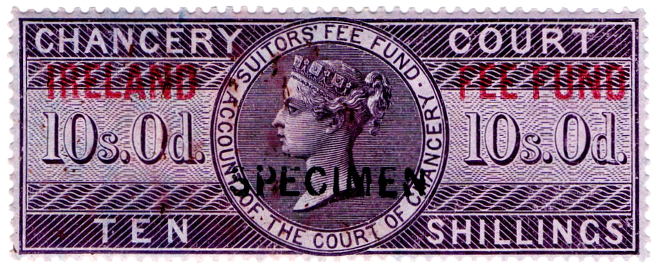(25) 10/- Lilac (1867)