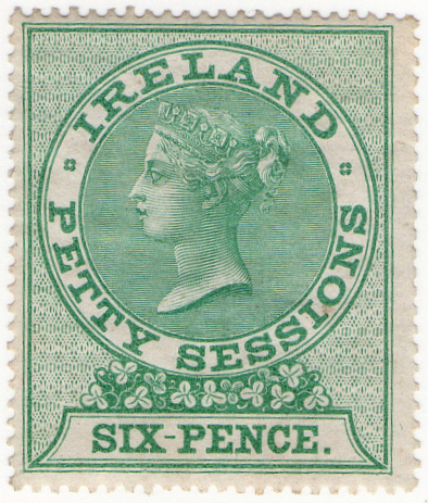 (04) 6d Green (1862)