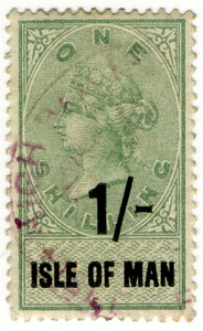 (20) 1/- Green & Black (1895)