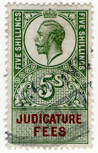 (86) 5/- Green & Purple (1921)
