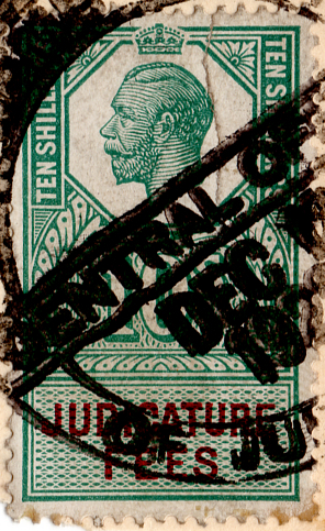 (87) 10/- Green & Purple (1921)