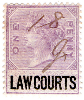 (15) 1d Lilac & Black (1882)