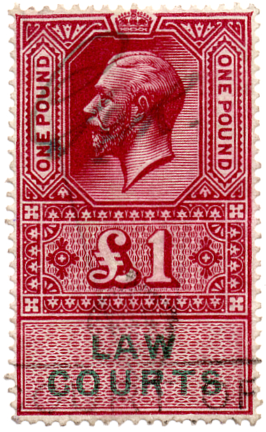 (46) £1 Claret & Green (1921)