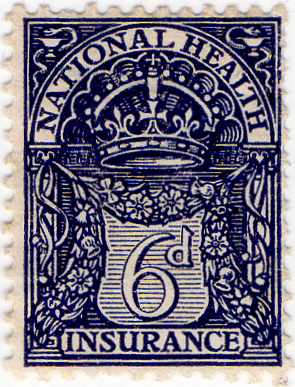 (12) 6d Deep Blue (1912)