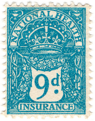 (44) 9d Turquiose (1920)