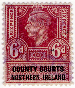 (13) 6d Claret & Black (1949)