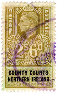 (17a) 2/6d Gold & Black (1949)