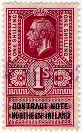 (04) 1/- Purple & Black (1921)